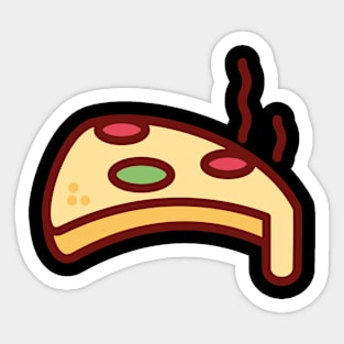 Dripping Cheese Kids Pizza Sticker